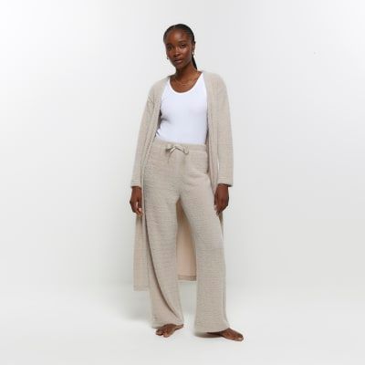 Khaki High Waisted Tapered Trousers | River Island