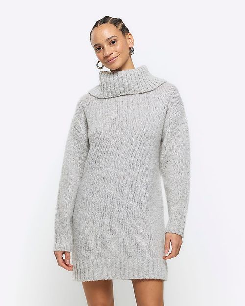 River Island Womens Grey Roll...