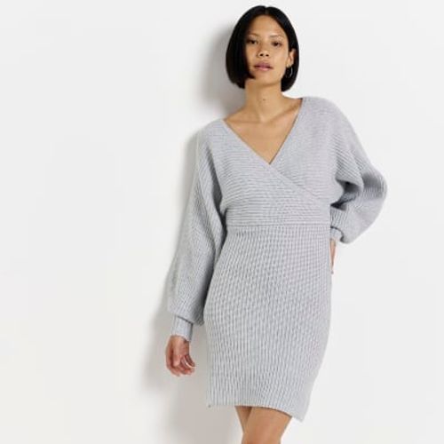 River Island Womens Grey Knit...