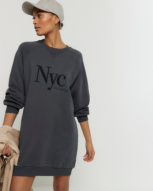 River Island Womens Grey Nyc...