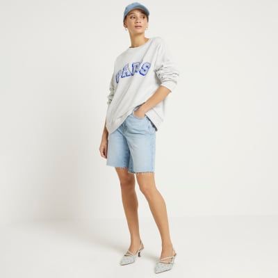 River island sweatshirt women's hot sale