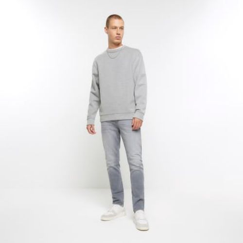 Mens River Island Grey Skinny...