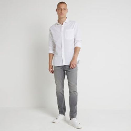 Mens River Island Grey Skinny...