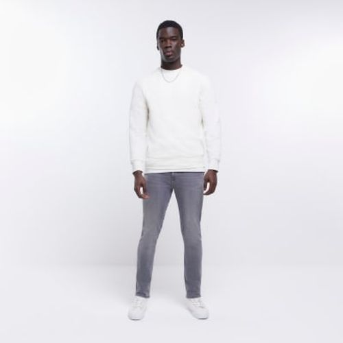 Mens River Island Grey Skinny...