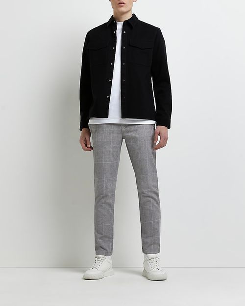 Mens River Island Grey Slim...