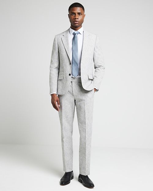 Mens River Island Grey Slim...