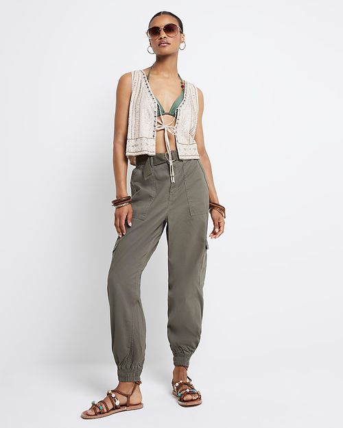 River Island Womens Khaki...