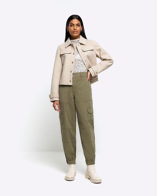 River Island Womens Khaki...