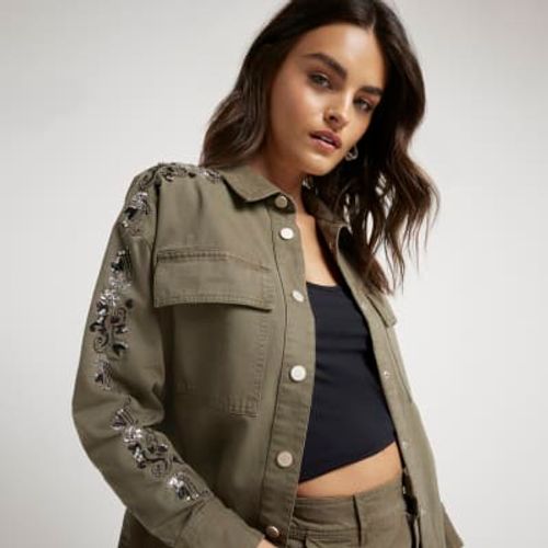 River Island Womens Khaki...