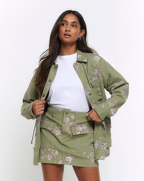 River Island Womens Khaki...