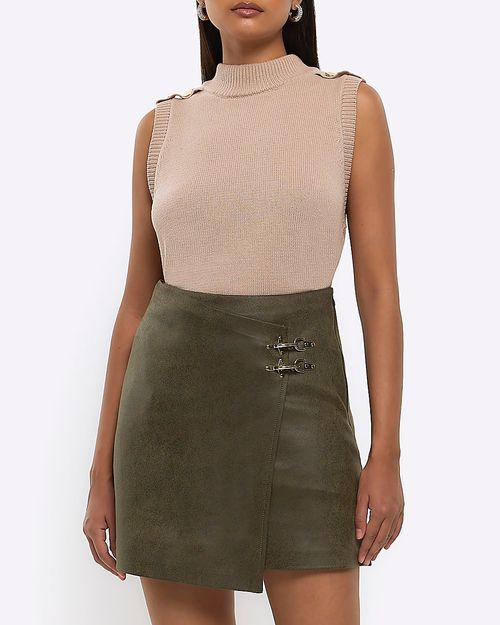 River Island Womens Khaki...