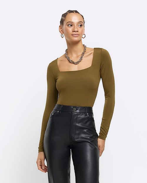 River Island Womens Khaki...