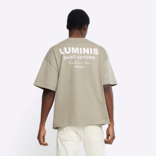 Khaki Heavyweight Oversized T-shirt