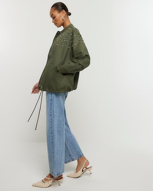 River Island Womens Khaki...