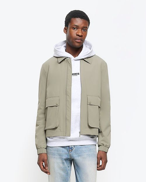 Mens River Island Khaki...