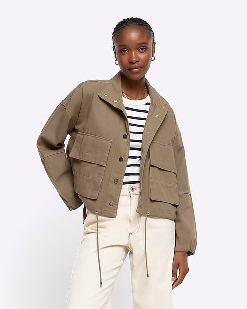 River Island Womens Khaki...