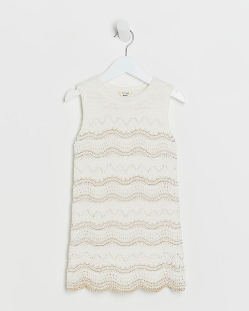 River Island Mini Girl Cream...