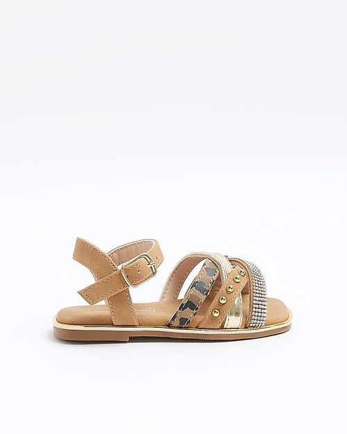 River Island Mini Girls Brown...