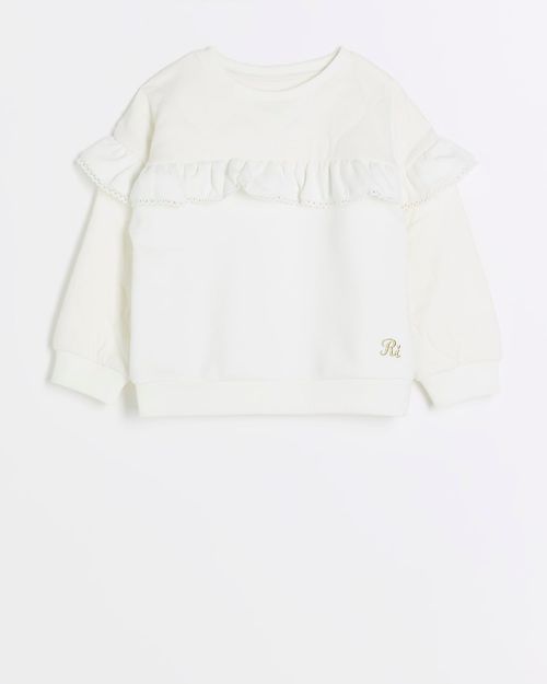 River Island Mini Girls Cream...