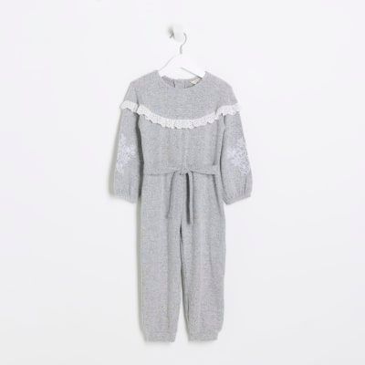 River island grey jumpsuit 2025