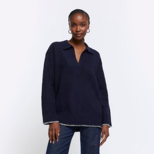 River Island Womens Navy...