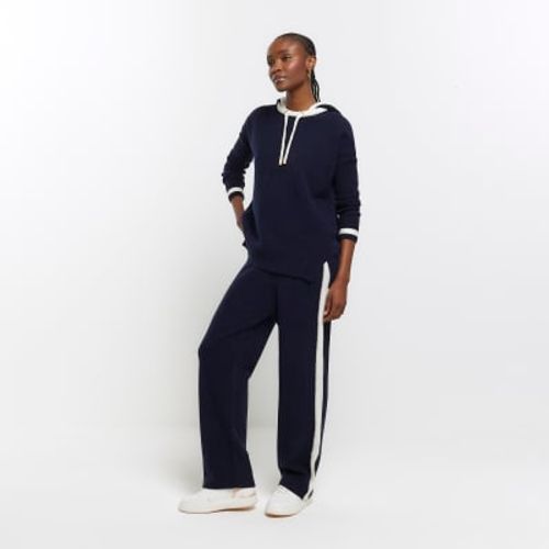 River Island Womens Navy Knit...