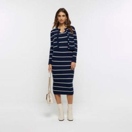 River Island Womens Navy Knit...