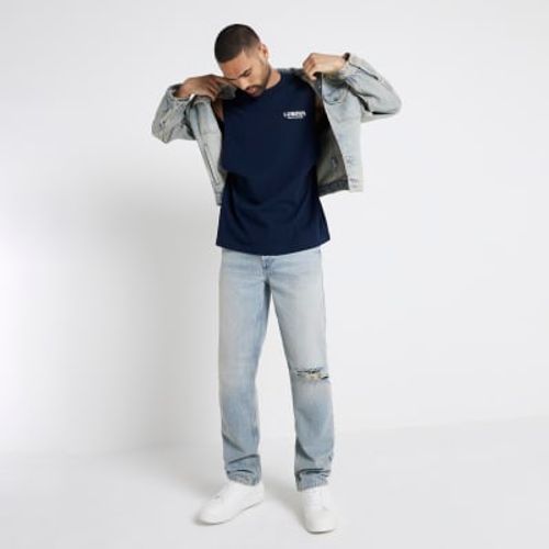 Mens River Island Navy...