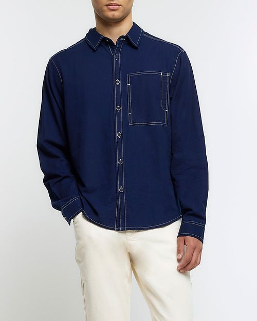 Mens River Island Navy...