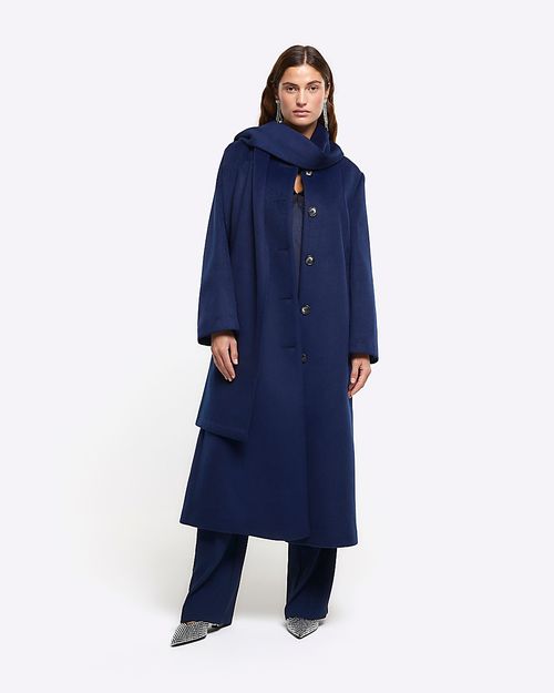 River Island Womens Navy Ri...