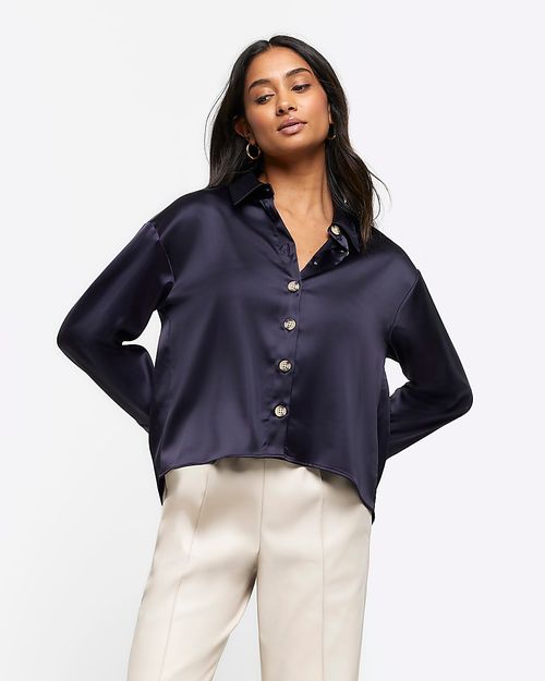 River Island Womens Navy...