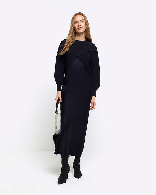 River Island Womens Navy...