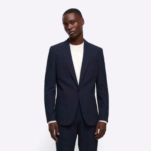 Mens River Island Navy Slim...