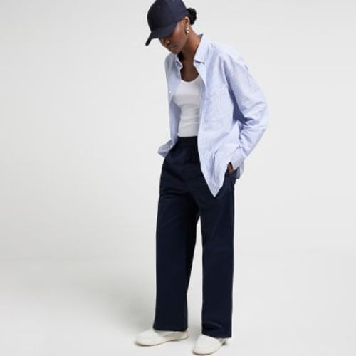 River Island Womens Navy Wide...