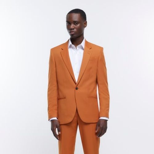 Mens River Island Orange Slim...