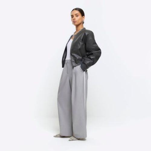 Side Stripe Wide Leg Trousers