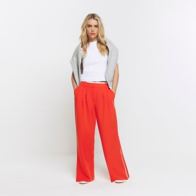 Sparkle Side Stripe Jersey Trousers | Black | hush