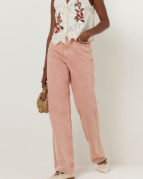 River Island Womens Pink High...