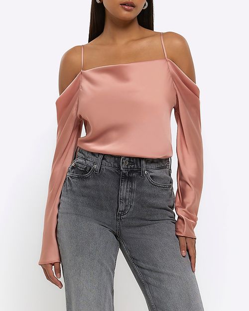 River Island Womens Pink Long...