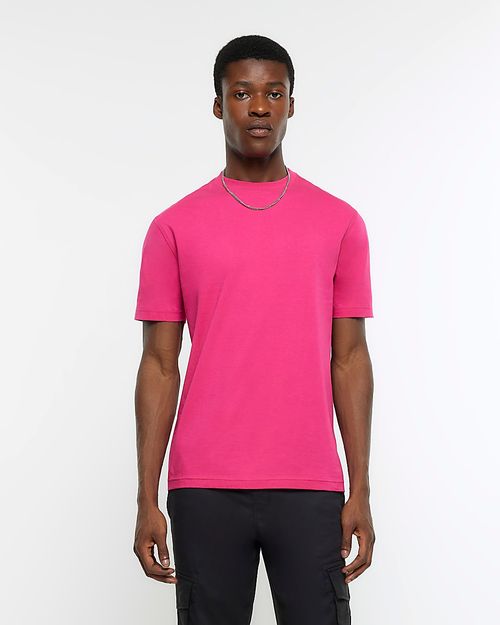 Mens River Island Pink Slim...