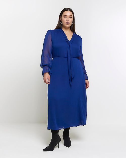 River Island Womens Plus Blue...