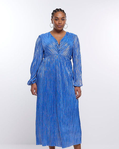 River Island Womens Plus Blue...