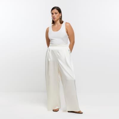 Buy Women's River Island Cream Trousers Online | Next UK