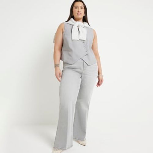 River Island Womens Plus Grey...