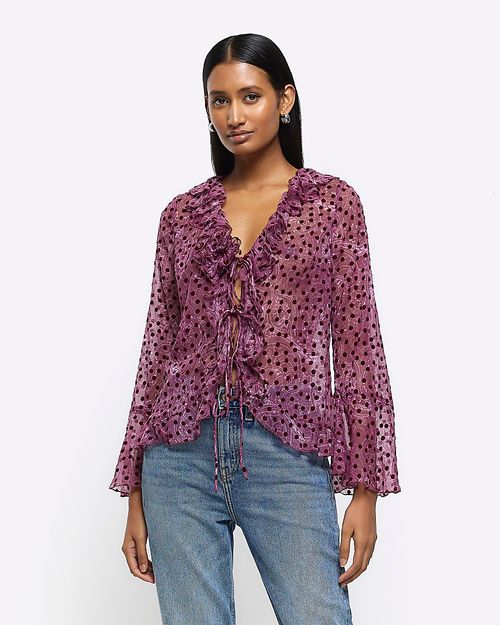 River Island Womens Purple...