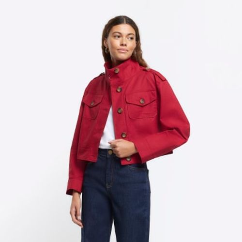 River Island Womens Red Crop...