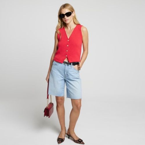 River Island Womens Red Knit...