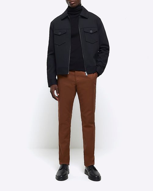 Mens River Island Rust Slim...