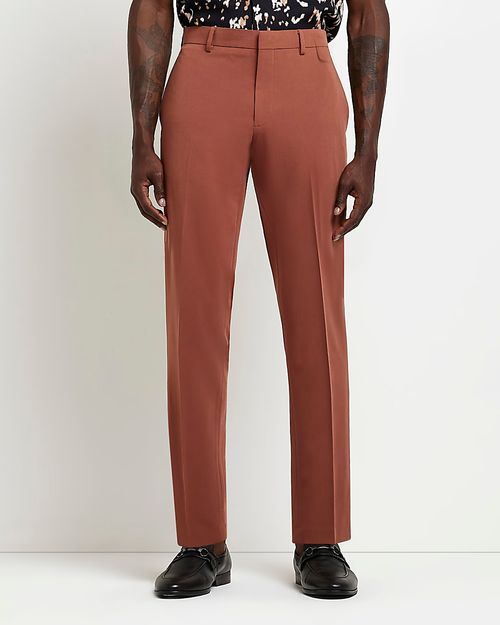 Mens River Island Rust Slim...