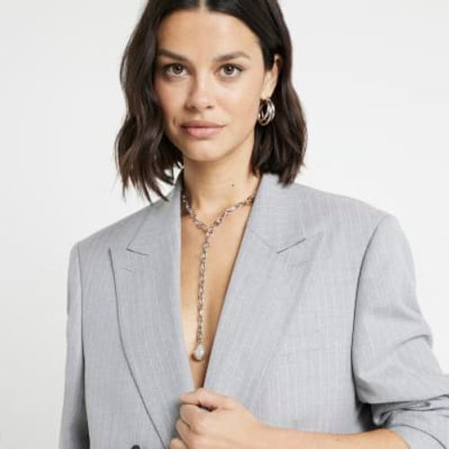 River Island Womens Silver...